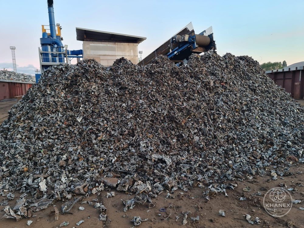 Fragmentized ferrous residue