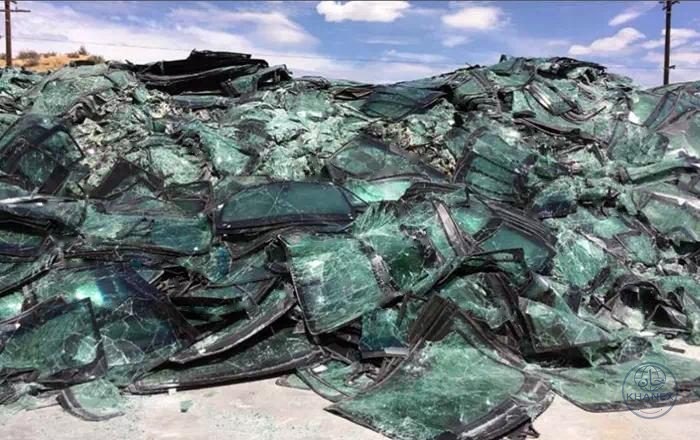 Automotive glass scrap