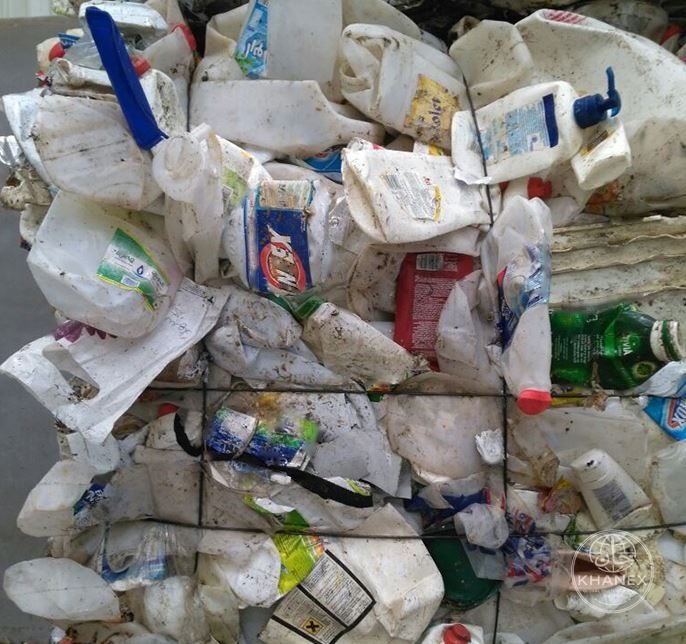 HDPE baled scrap