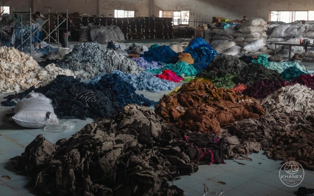 Industrial textile off-cuts